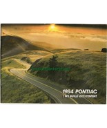 Book 1984 Pontiac We Built Excitement Sales Brochure All Makes (Good Con... - $7.43