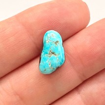 Natural Turquoise Stabilized with Jewelers Epoxy 14.5x8.5mm Cabochon Gemstone - £9.90 GBP