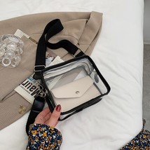 2022 Jelly Bag Summer Transparent PVC Shoulder Bag For Women Candy Color Crossbo - £14.81 GBP