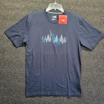The North Face Men&#39;s SS Tree Graphic T-Shirt Urban Navy Sz Small - $16.64