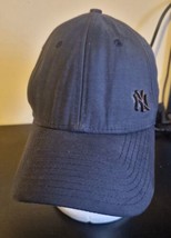 New Era Navy Baseball Cap With Metal Logo. slight erosion around Logo  - £10.18 GBP