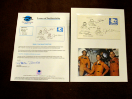 Alan B EAN Lousma Garriott Skylab 3 Astronaut Crew Signed Auto Cover Zarelli Loa - £272.55 GBP