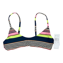 Raisins Swimwear Bikini Top Size Small Laguna Bra Multi-Color Striped Wo... - £11.86 GBP