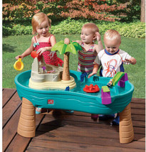 Water Play Table For Kids Toddlers 9 Piece Accessory Set Outdoor Activity Toys - £103.17 GBP