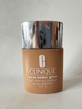 Clinique even better glow light reflecting makeup WN 44 tea 1oz NWOB  - $21.01