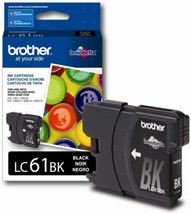 Brother Lc61Bk - Ink Cartridge, Black, 450 Page-Yield. - £27.45 GBP