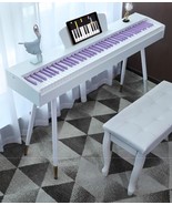 Electric piano Dynamic keyboard 88 key Three pedals purple keys keyboard... - €433,34 EUR