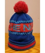 THE NORTH FACE Spell Out Beanie Winter Hat With Pom Pom Unisex Blues and... - $34.15