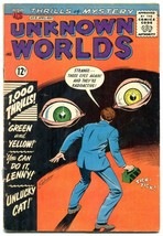 Unknown Worlds #31 1964- ACG Silver Age- eyeball cover VG+ - £40.16 GBP