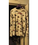 Scotch &amp; Soda Amsterdam AOP Crew Sweatshirt Cactus Cars Dice Logo Men’s ... - $20.59