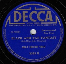 Milt Herth Trio 78 Creole Love Call / Black And Tan Fantasy EE- / E- SH3H - £5.54 GBP