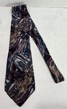 Jerry J. Garcia Multicolor 100% Silk Mens Necktie Neck Tie Made in USA - $346.64 MXN