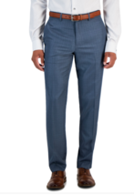 Perry Ellis Portfolio Men’s Slim Fit Twill Dress Pants, Dark Navy, 32W x... - $24.70