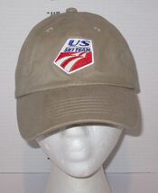 US Ski Team Tan Red White Blue adjustable Strapback Hat Cap by Dannon - $14.80