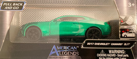 New American Legends Die-cast 2017 Chevy Camaro ZL1 Motor Max 1/43 Green - £13.37 GBP