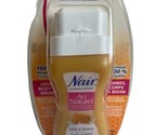 Nair Hair Remover Roll-On Wax Milk &amp; Honey Microwavable Sugar Based New - £22.74 GBP
