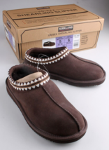 Kirkland Unisex Shearling Slipper Brown Brun Men Women&#39;s - $466.48 MXN