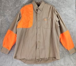 Redhead Shirt Mens Extra Large Brown Shoulder Padded Outdoor Hunting But... - $24.74