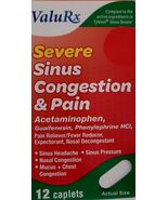 Severe Sinus Daytime Congestion &amp; Pain Reliever  12 Caplets - $3.46