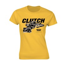 Ladies Clutch Pure Rock Wizards (Yellow) Official Tee T-Shirt Womens Girls - £30.60 GBP