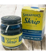 SHEAFFER’S Skrip Ink 22 Permanent BLUE BLACK Writing Fluid 2oz Full Bott... - $442.66 MXN