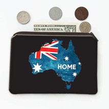 HOME Map AUSTRALIA : Gift Coin Purse Australian Aussie Flag Expat Country Souven - £7.98 GBP