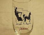 Gay Nineties Roly Poly Clear Anchor Hocking Drinking Glass Horse &amp; Buggy... - $12.86