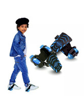 New Madd Gear Rollers Light Up Heel Roller Skates  Blue - $19.89
