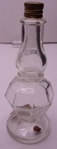 Vintage Apple Blossom Clear Glass Bottle - $5.46 CAD