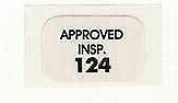 1956-1962 Corvette Decal Heater Blower Motor Inspection #124 - $15.79