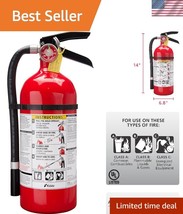 Compact Pro 210 Rechargeable Fire Extinguisher with Mounting Bracket - 4... - $73.49