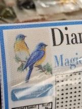Blue Birds Diamond Painting Kit, Round Drills, 50cm x 62cm, Diamond Art Kits - £15.86 GBP