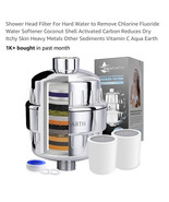 Aqua Earth 15 Stage Shower Filter with Vitamin C Shower Filters for Hard... - $750.39 MXN