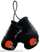 Cleveland Browns NFL Boxing Gloves Car Auto Logo Decoration Mirror Hang ... - $8.99