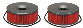 2 New Oil Filters With 0-Ring For The 1985-1993 Yamaha XVZ 1300 Venture Royale - £12.53 GBP