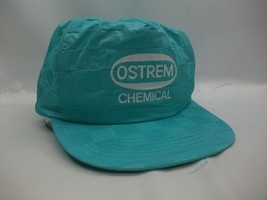 Ostrem Chemical Hat Vintage Teal Snapback Baseball Cap - £15.97 GBP