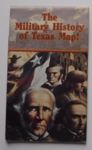 Folding Road Map the Military History of Texas Map 1996 - £7.46 GBP