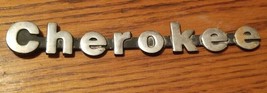 000 VTG Metal Jeep Cherokee Fender Door Emblem - £10.17 GBP