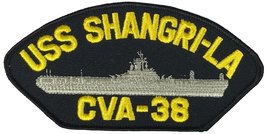Uss SHANGRI-LA CVA-38 Patch - Veteran Owned Business - £10.34 GBP