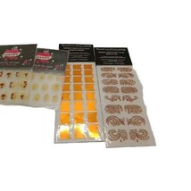 4 Pack Lot Gel Nail Art Stick Ons Jellies (1) Glow In The Dark And Sinfu... - $208.73 MXN