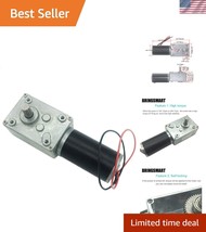 24V 80RPM Self-Locking Miniature Worm Gear Motor for Versatile DIY Projects - $1,493.76 MXN