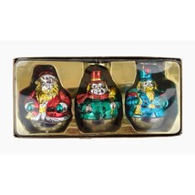 3 Christmas Tree Ornaments Metal Nutcracker Snowman Santa Holiday Decor ... - $24.75