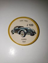 Jello Car Coins - #123 of 200 - The Cord (1937) - $15.00