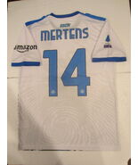 Dries Mertens Napoli Maradona Fingerprint Match White Soccer Jersey 2021... - $65.00