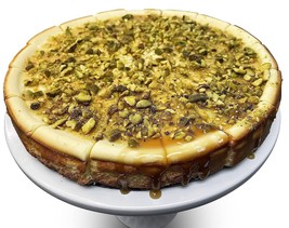 Andy Anand Delicious Gluten Free &amp; Sugar Free Caramel Pistachios Cheesec... - £54.79 GBP