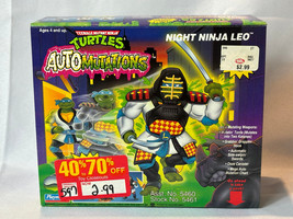 1993 Playmates Toys TMNT Automutations NIGHT NINJA LEO Figure Factory Se... - £63.19 GBP