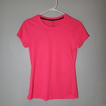 Danskin Now Womens Shirt Small Pink Short Sleeve - £11.47 GBP