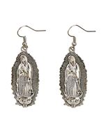 Our Lady of Guadalupe Dangle 1.50&quot;  Earrings, New #AB-313-R2 - $73.06 MXN