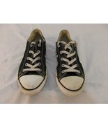 CHILDREN CONVERSE ALL STAR CHUCK TAYLORS BLACK WHITE SNEAKERS YOUTH sz3 ... - $8.09