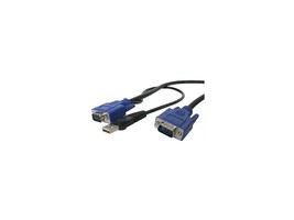 Star Tech.Com 10 Ft. Ultra-Thin Usb 2-in-1 Kvm Cable SVECONUS10 - £43.27 GBP